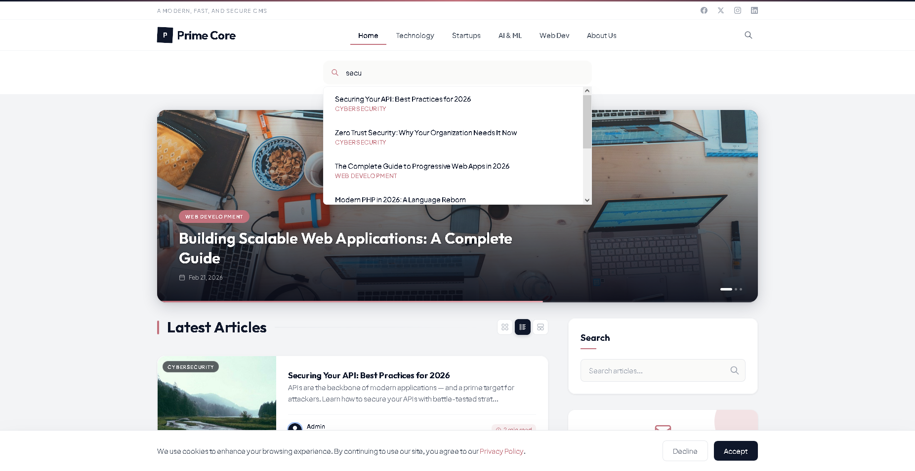Frontend Theme